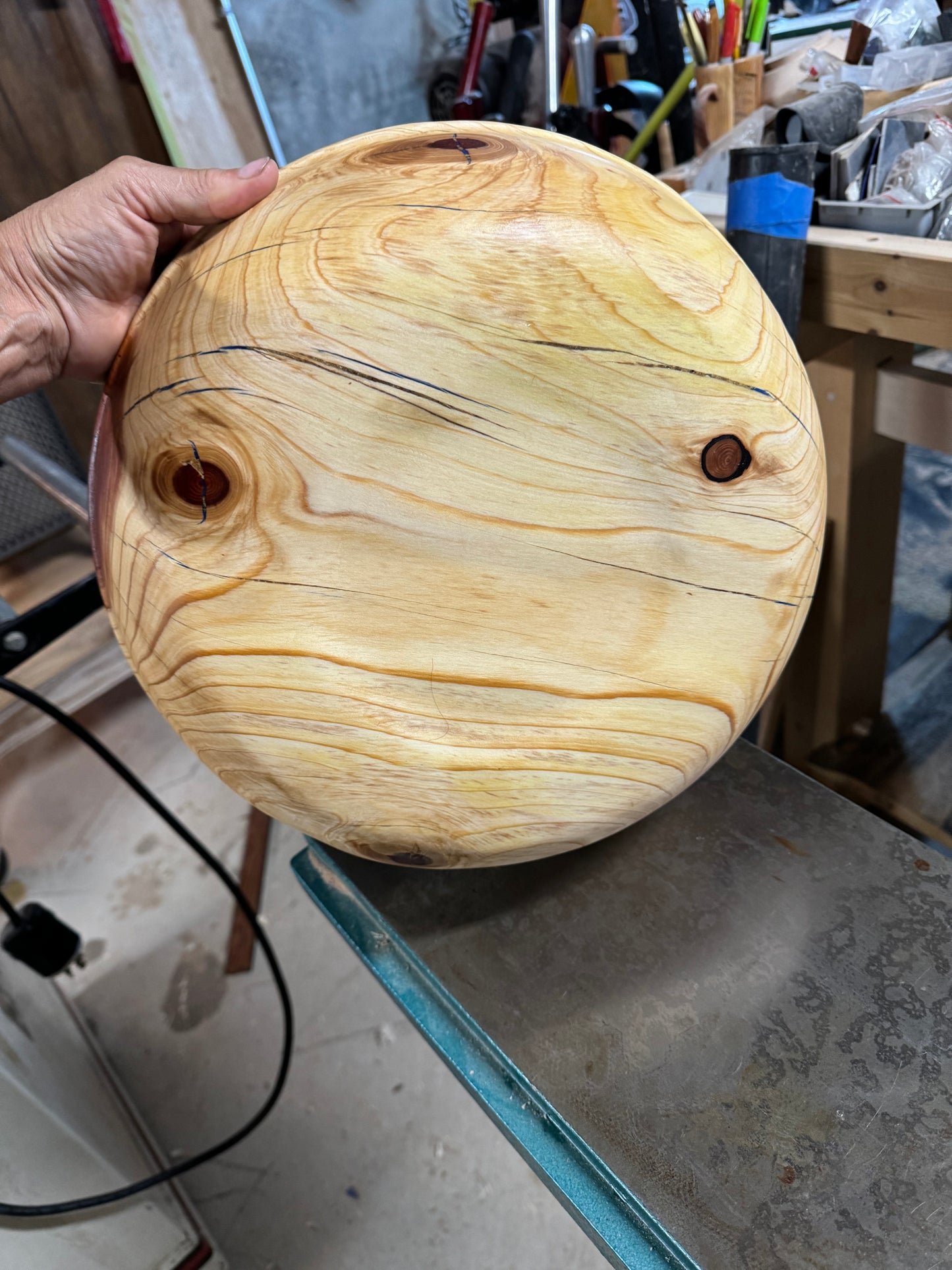 Cedar salad bowl 15”