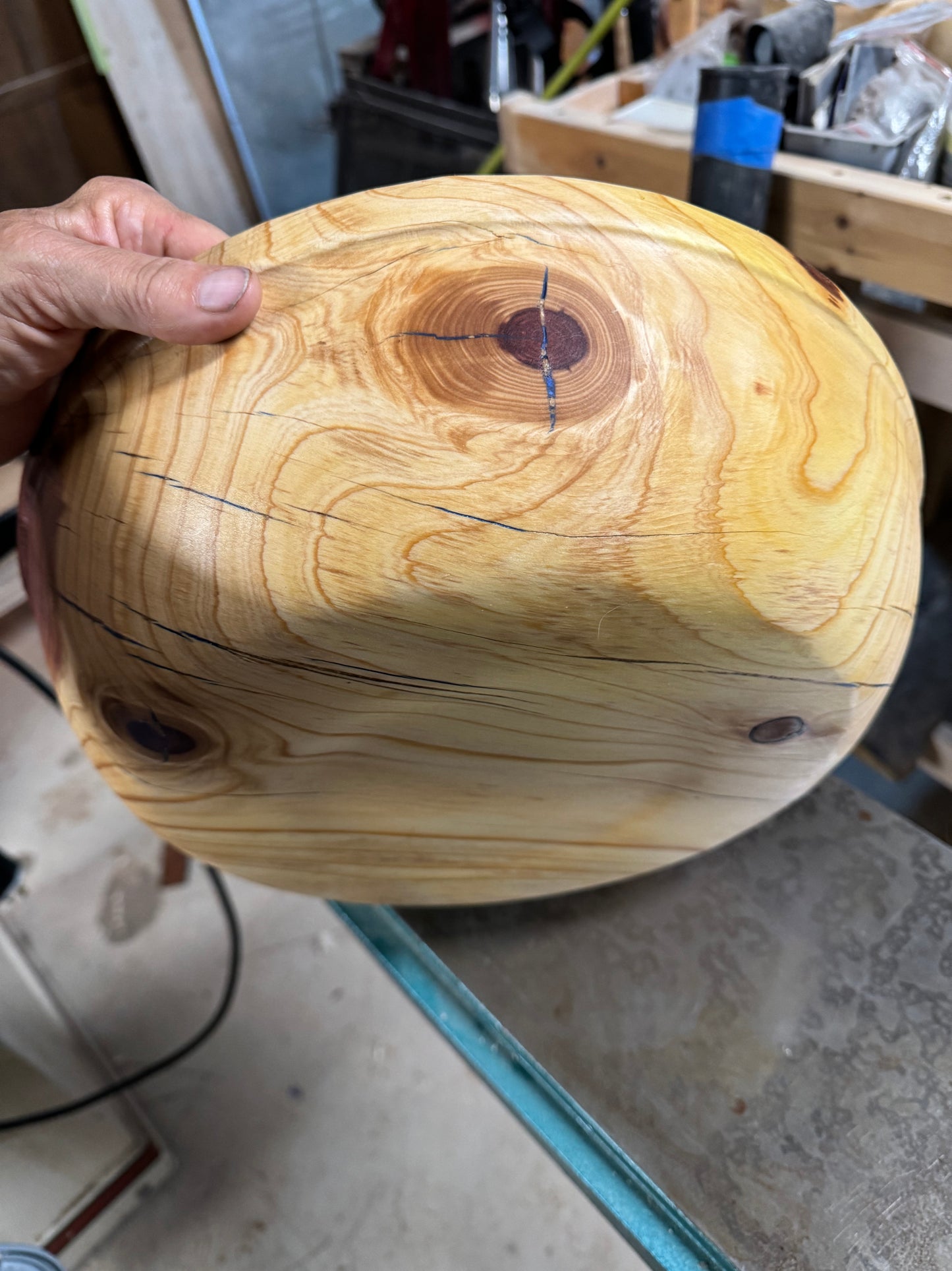 Cedar salad bowl 15”