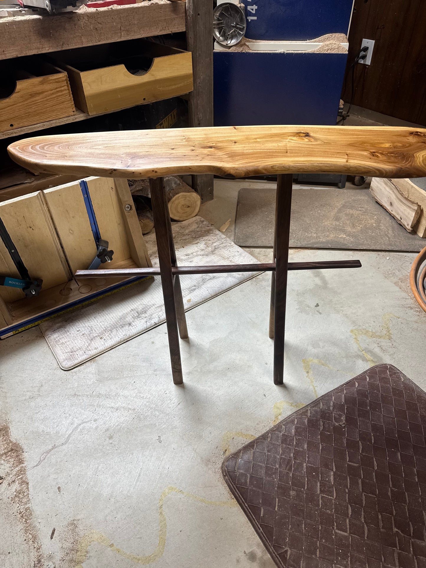 A Fine Balance - walnut and locust side table